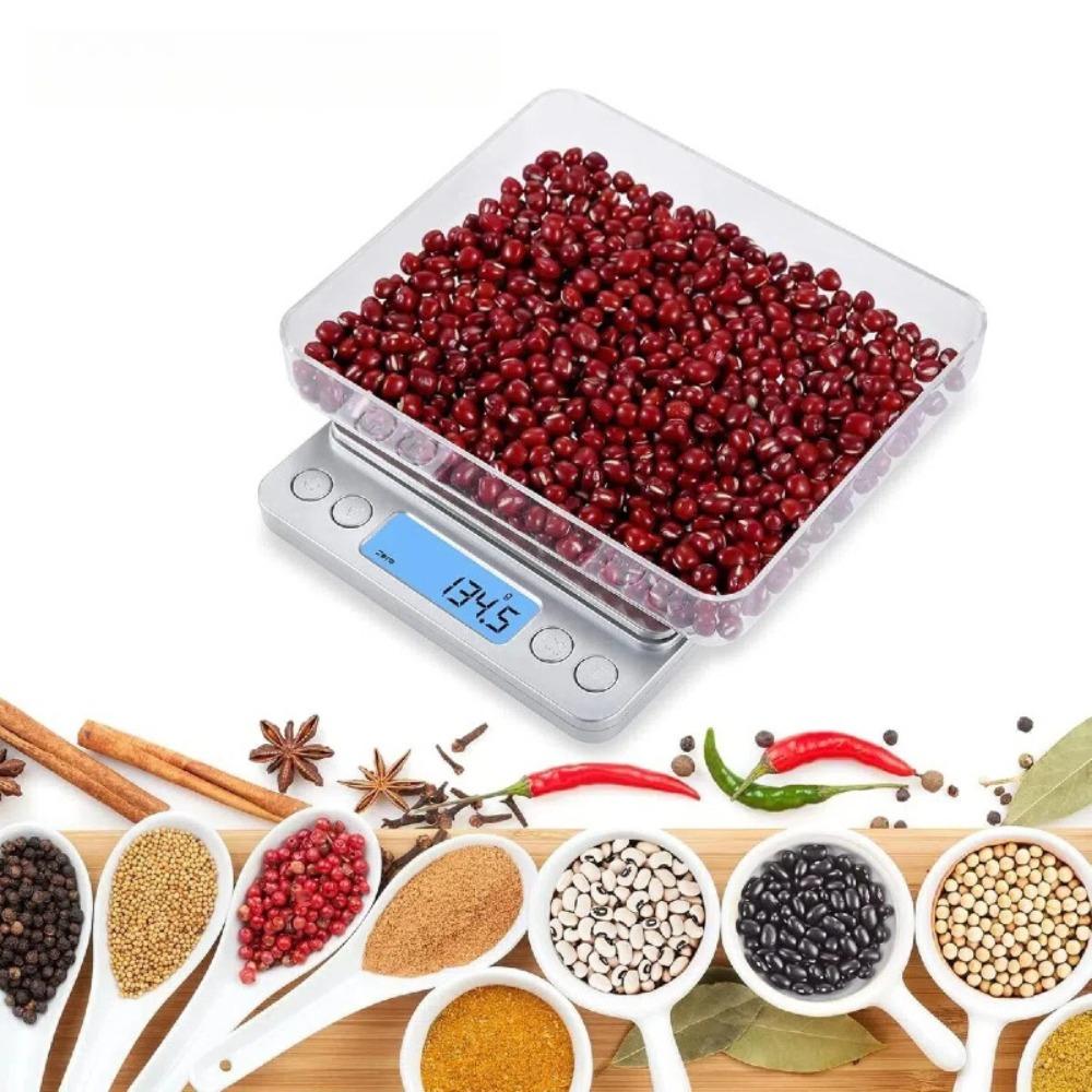 Kitchen Scales Mini Digital Scale LCD Display Digital Jewelry Weighing Scale Kitchen