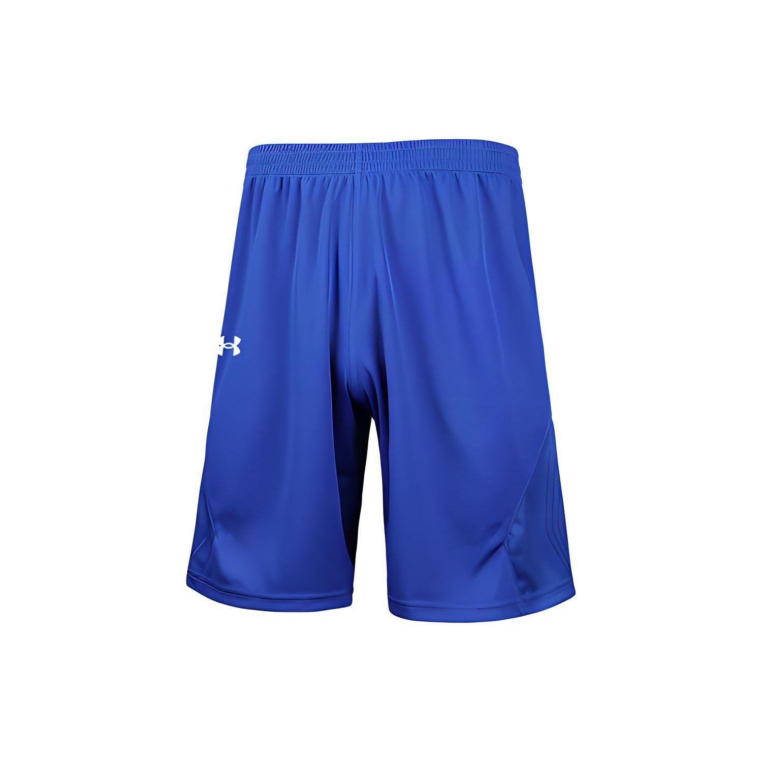 

Under Armour Logo Print Basketball Knit Shorts Men shorts Dark-Blue 22500202-400 M