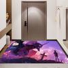 Neon Genesis Evangelion Unit 01 Area Rug, EVA Mecha Floor Mat, Non Slip Carpet for Living Room Bedroom, Anime Home Decor Indoor Rug