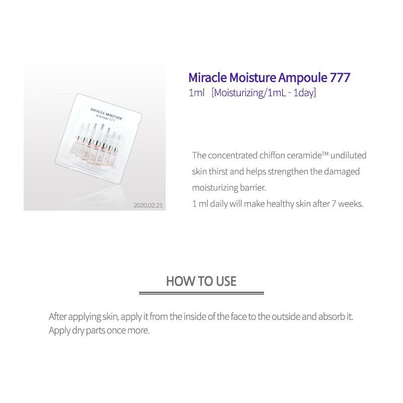 OHUI Miracle Moisture Pink Barrier 777 Ampulle 1 ml x 30 Stück