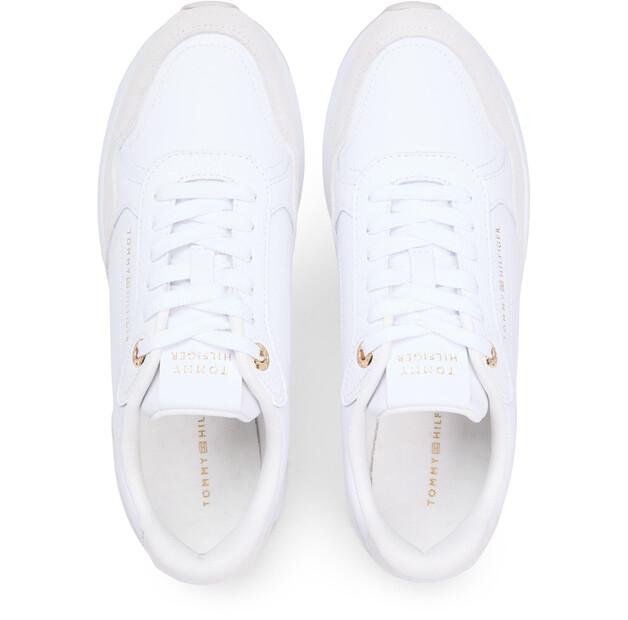 Кроссовки Tommy Hilfiger Leather Sneaker with embossed TH monogram