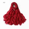Fashion Muslim Cotton Rayon Modal Hijab For Women Headscarf Long Shawls Islam Hijab Turbans Head Wrap Solid Fringe Scarves