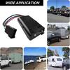 Proportional Trailer Brake Controller Kit, Digital Electric Brake Control With LED Screen Display For 1-4 Axles Trailers, Smooth Stop Technology With