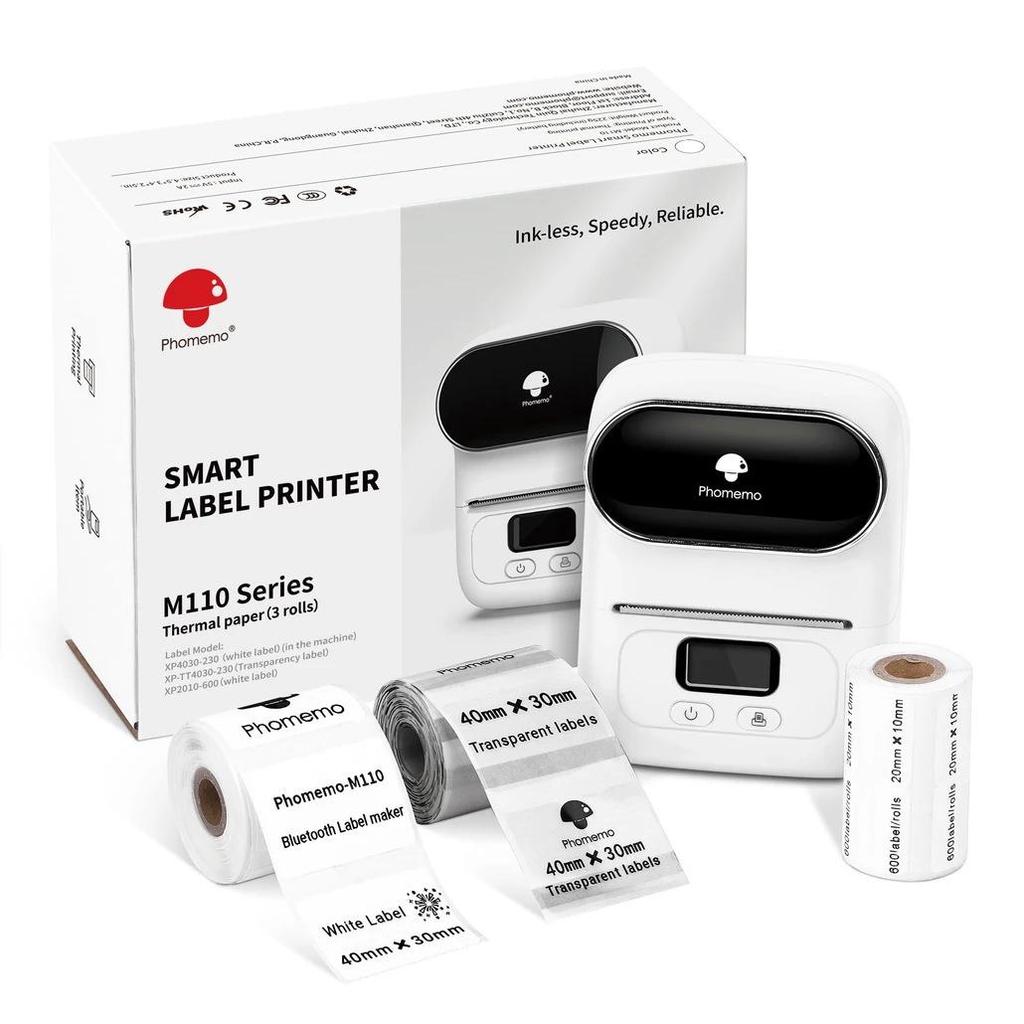 Phomemo M110 Portable Thermal Barcode and Label Printer