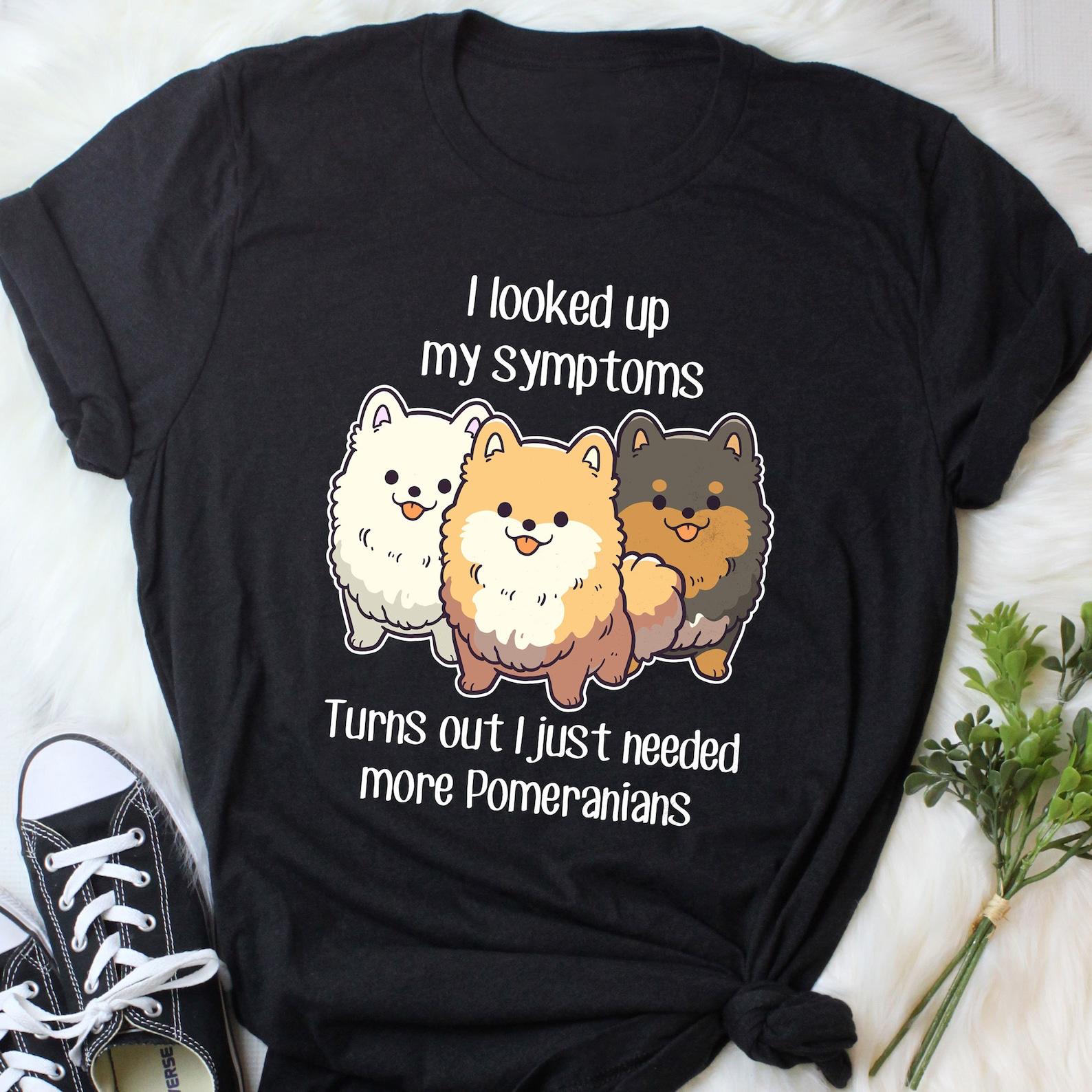 Pomeranian Shirt, , Funny Dog Lover Gift, Cute Pom T-shirt, Pomeranian Tshirt, Pet Tee, Pomeranian Mom Dad, Black Tan White Orange 130