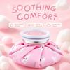 Bolsa de Gelo de Pano Doméstica Dobrável Desenho Animado Espessamento à Prova de Vazamento Bolsa para Água Quente Compressão Fria e Quente Bolsa de Fisioterapia Wat