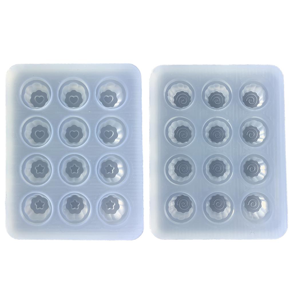 Resin Shaker Fillings Mold Micro Pudding Mold Epoxy Resin Mold Filler Quicksand Casting Filling Mold for Jewelry Making