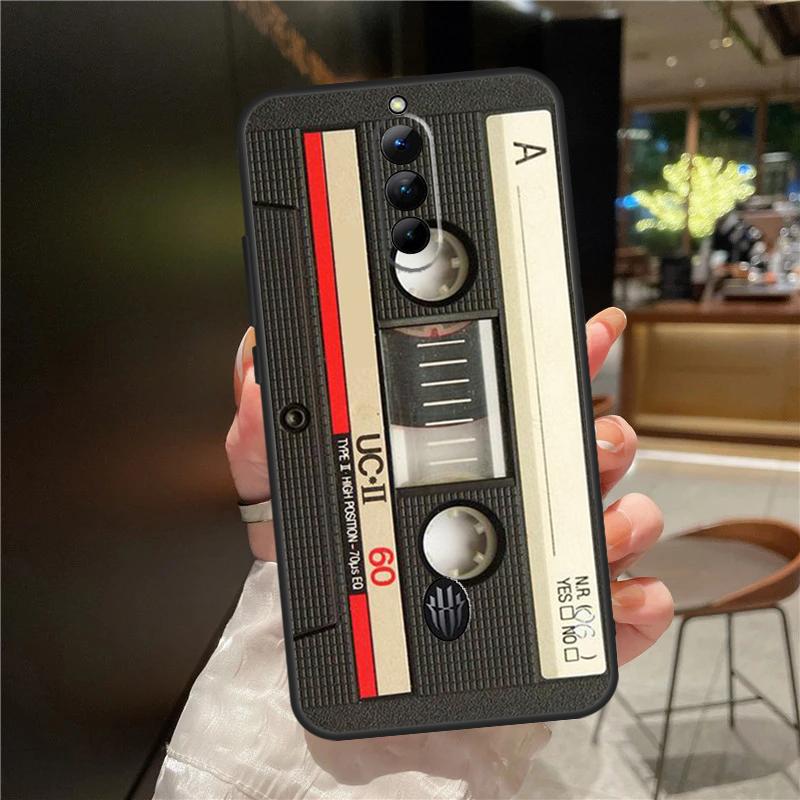Cassette Mix Tape Phone Case For ZTE Nubia Red Magic 9 Pro Plus 6 7 8 Pro 6S 7S 8S Pro Plus 5G 5S 6R Cover