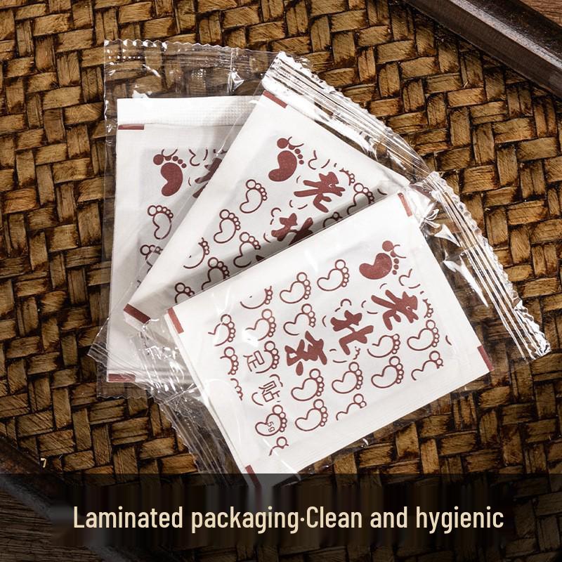 Old Beijing Bamboo & Mugwort Foot Patches - Sleep Aid & Foot Care, 10 or 50 Pack