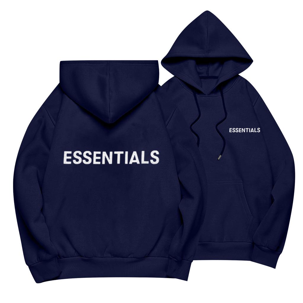 Unisex Loose Casual Letter Print Solid Round Neck Long Sleeve Hooded Sweatshirt