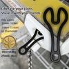3Pcs Shopping Cart Token Key Ring Recycled Pla Key Chain Keyring Charm Phone Pendant Keychains Coin Holder