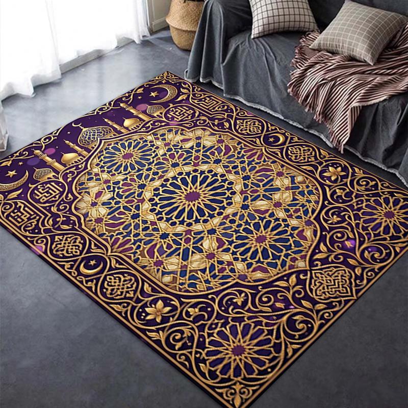 2025 New Muslim Carpet Rug for Living Room Bedroom Home Sofa Decoration,Kids play Non-slip Floor Mat126