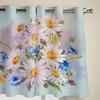 Flowers Daisies Minimalist Modern Window Curtains for Living Room Bedroom Curtain Kitchen Treatment Blinds Drapes
