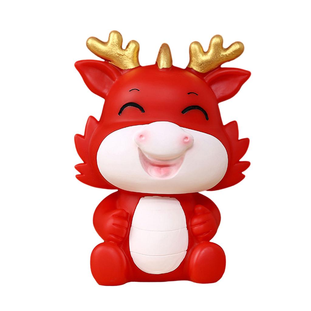 Stylish Dragon Piggy Banks Save Money Organization Box Household Decor for School Office Bedroom Dormitory Container
