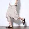 Summer New Men's Casual Shorts Fashion Herem Pants Cotton Linen Joggers Pants Male Vintage Chinese Style Sweatpants