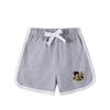 Kids' Summer Sports Two-Piece Set: Color Block T-Shirt & Shorts