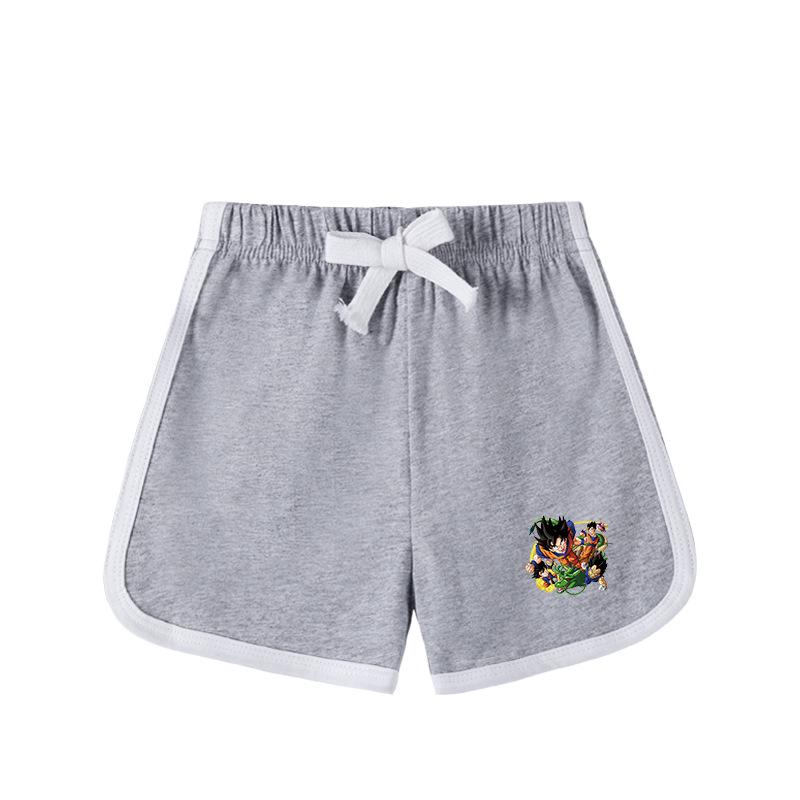 Kids' Summer Sports Two-Piece Set: Color Block T-Shirt & Shorts
