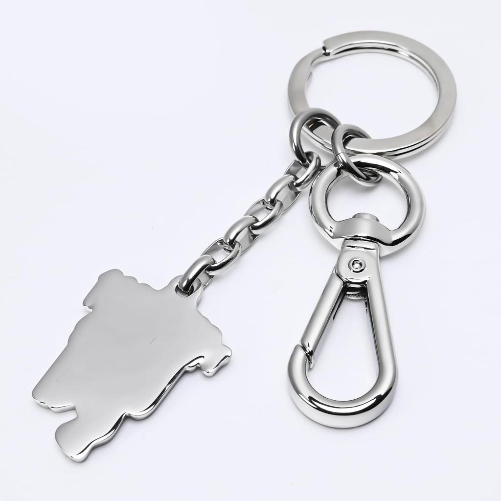 Paul Smith Devil Keyring Keychain for Silver and KEYR NMUDEV Made In the UK and Italy Men, Red, 25, [Product Code]