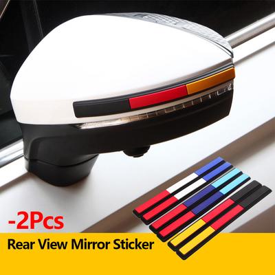 2pcs Auto Car Rearview Mirror Door Protector Guard Edge Protector Buffer Trim Molding Protection Strip Car Scratch Protector