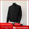Men's Long Sleeve American Style Polo Henley Shirt - Trendy Casual Inner Wear Base Layer Hoodie