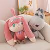 Adorable Genshin Impact Plush Doll Pillow Featuring The Cute Paimon And Klee Characters