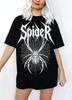 Vintage Spider Graphic T-Shirt: Spiderweb Tee