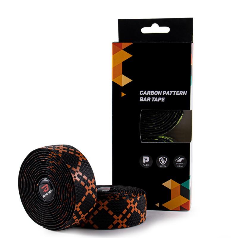 Bolany Gel Lenkerband Rennrad Anti-Rutsch Silikon Umwicklung Mit Gitter Schweißabsorbierend Atmungsaktiv Schwarz Weiß Blau