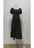 2026 Spring Women's Elegant Floral Slit Lace-up Dress - European & American Style