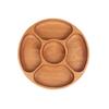 Beech Round Fruit Plate Containers Snacks Dinner 5 Apartment - 30cm