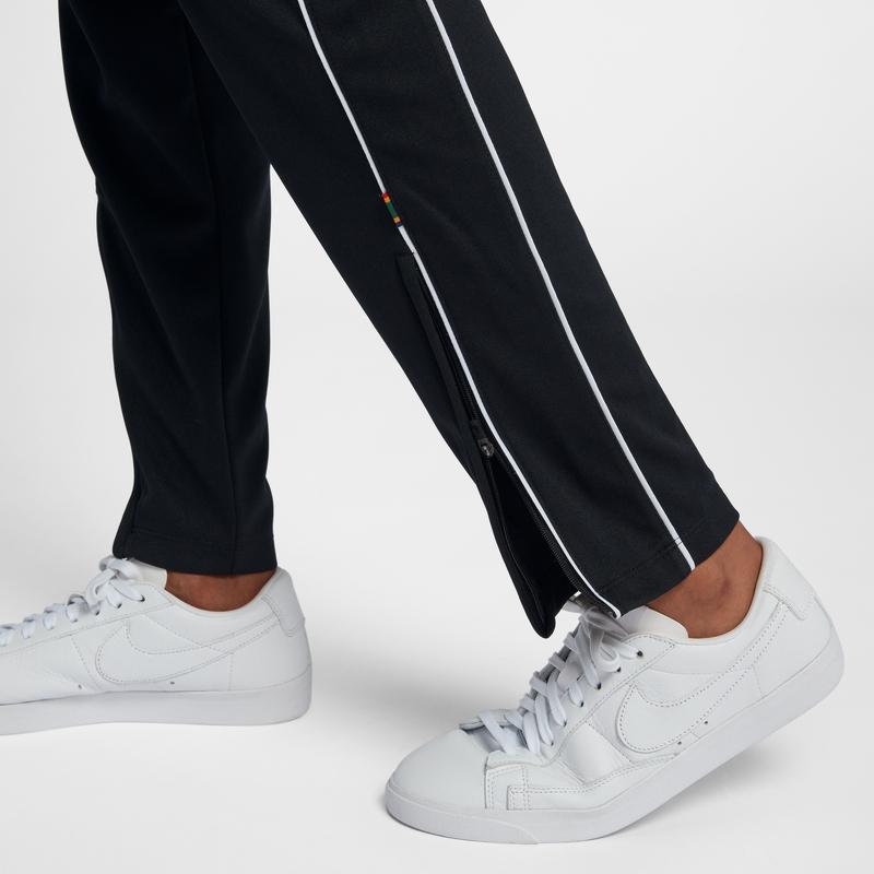 Nike Court Striped Casual Knit Sports Pants Women Bottoms Black AV2457-010