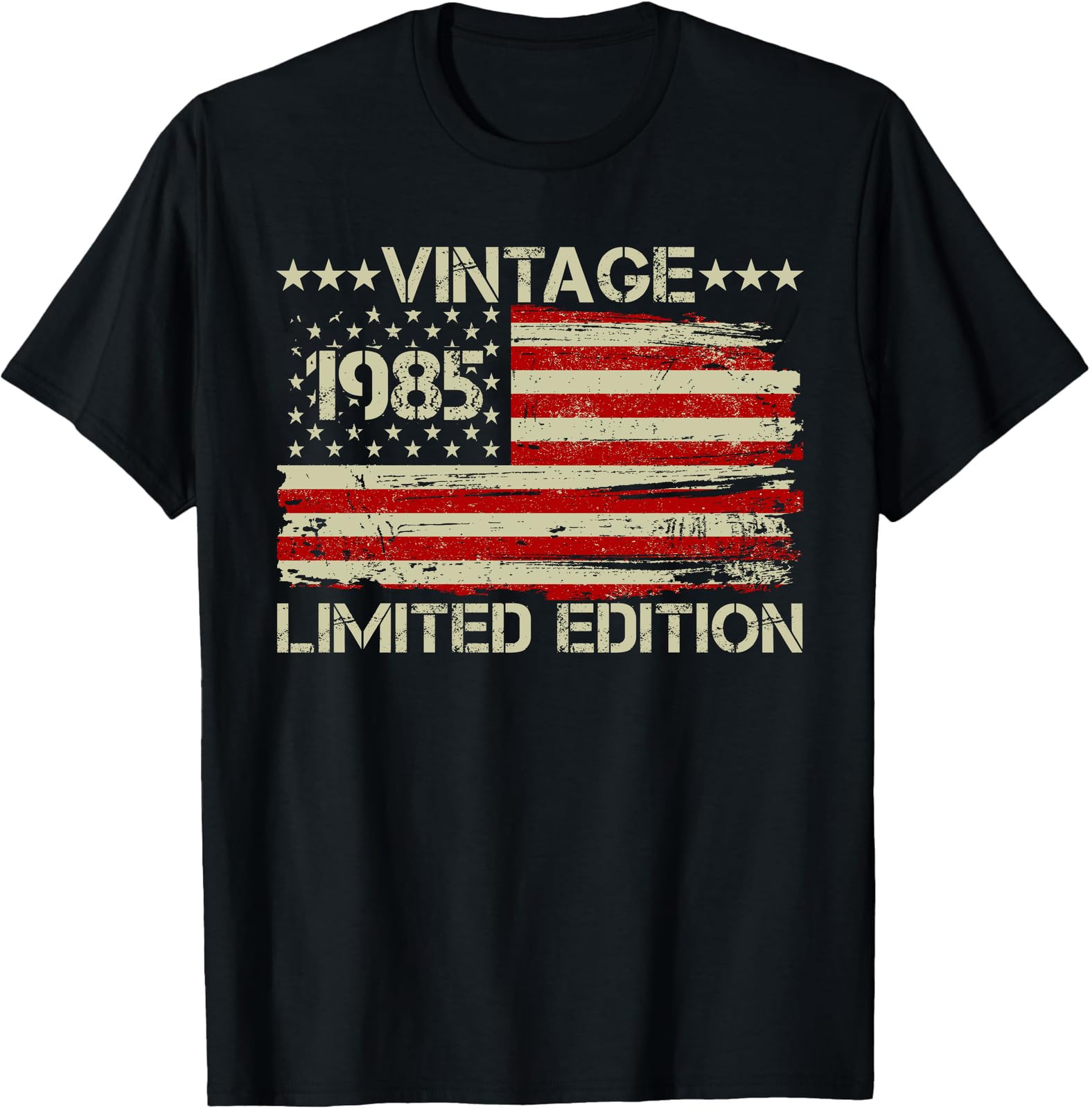 40th Birthday Gifts for Men Shirt Vintage 1985 Shirt for Men Women American Flag TShirt Funny Gift S