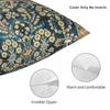 Sarouk Antique West Persian Rug Pillowcase Polyester Linen Velvet Printed Zip Decorative Car Cushion Case 18"