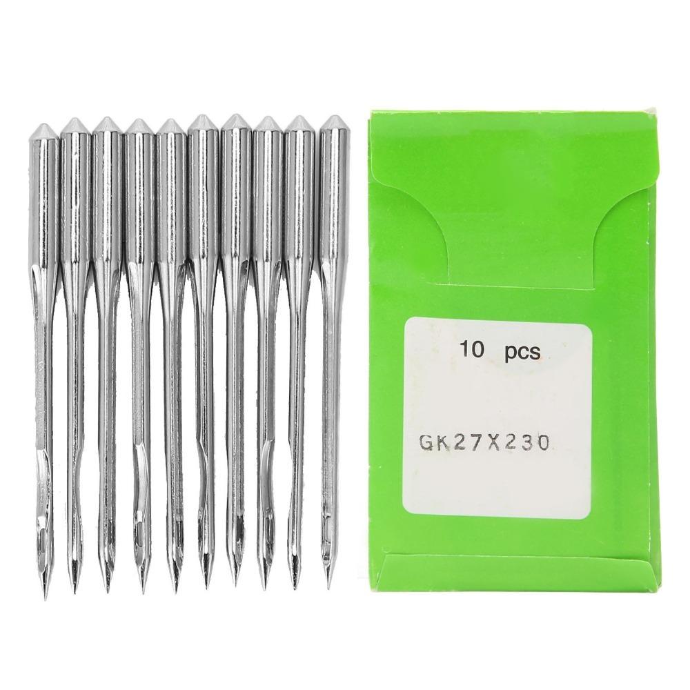 10pcs Industrial Grade Sewing Machine Needle Heavy Duty Iron Embroidery Machine Needle Universal for GK27 Series Sewing Machine