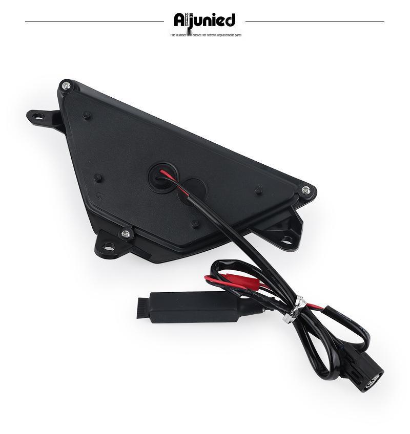 Kawasaki Ninja 650 ZX4R ZX25R LED Turn Signal Rearview Mirrors with Honeycomb Design