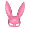 Universal Elastic Pink Rabbit Mask for Adults, Easter Costume with Independent Packaging