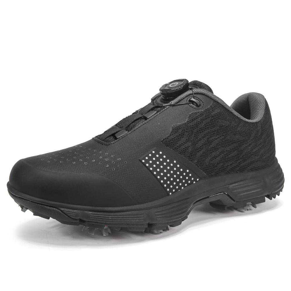 Professional Golf Shoes Men's Extra Large Comfortable, Fashionable, Quick Lace, Anti Slip Nails Golf Shoes Sizes 39-49