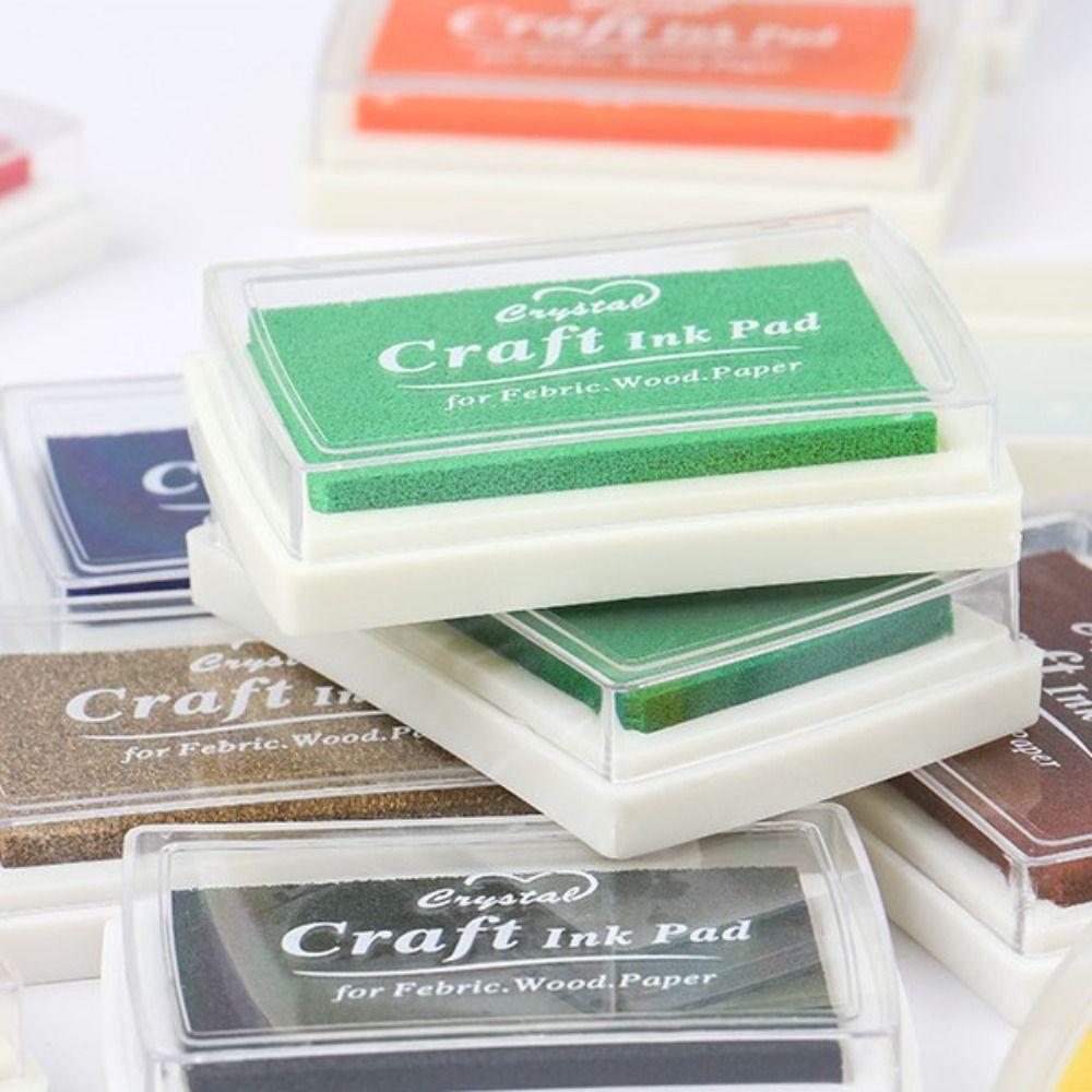 Quick-drying Finger Signature Inkpad Clear Stamping Thumbprint Ink Pad Graffiti Drawing