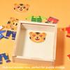 Wooden Material Wooden Toy Jigsaw Puzzle Change Clothes Feature Bear Dressing Game  Baby Learning