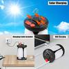 Portable Solar Camping Light,Hand-held Light with Hook LED Camping Light,Rechargeable and Foldable,Suitable for Tents, Offices, Emergency Lighting