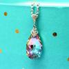 1 Piece of Women's Water Droplet Pendant Necklace, Fashionable Collarbone Chain, Suitable for Exquisite Jewelry Worn In Daily Life