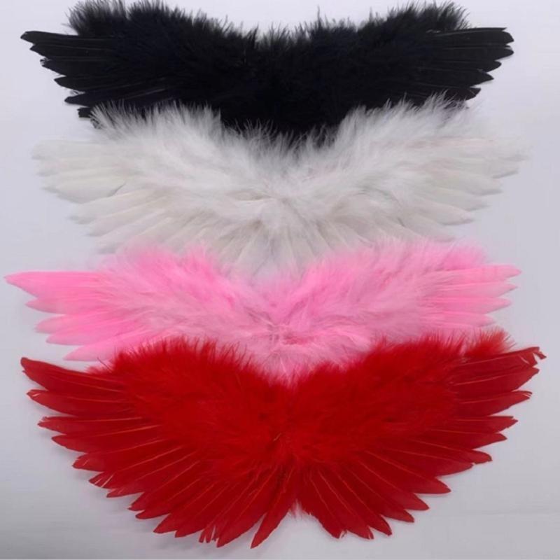C90A Functioanl Feathered Wing Children's Theatrical Shows Charm for Halloween Stage Performances and Birthday Parties