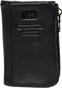 Lee Loose II Bifold and Electronic Bill Cowhide Black Wallet, Medium, Coin, Card, Money, Compartment, Pocket-Stitched Leather, 320-2113,