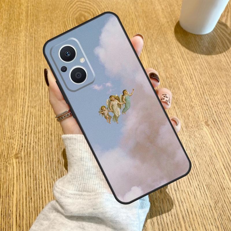 Renaissance Angel Aesthetic Funda For OPPO Reno 14 F 10 11 12 13 Pro 13F 12F 11F 7 8 Lite OPPO Find X6 X5 X8 X9 Pro Case