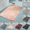 Bath Mat Non-slip Quick Dry Polyester Granite Surface Shower Rug For Home - Ri