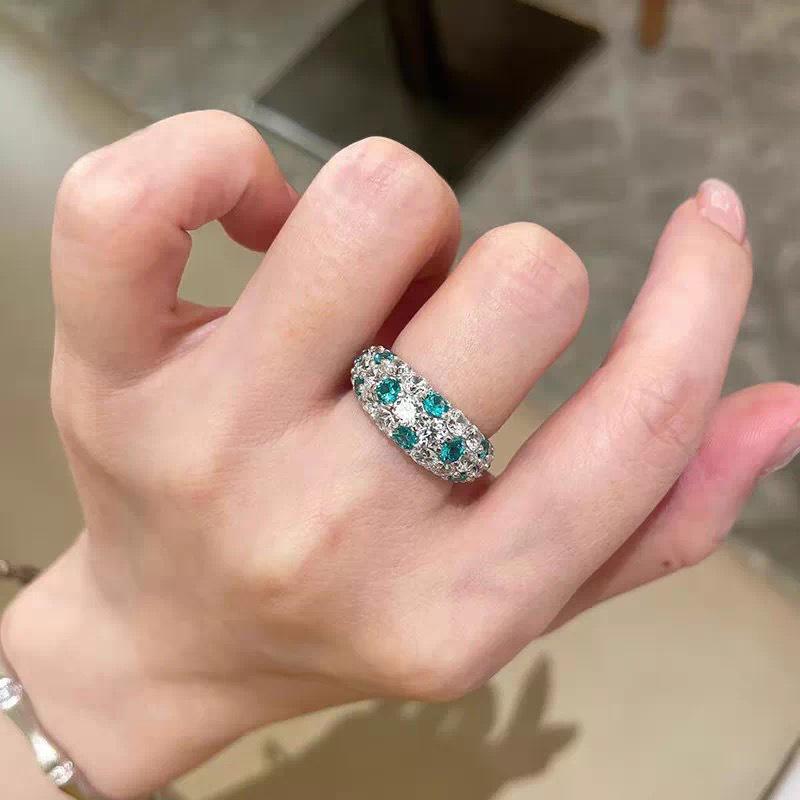 Anello Regolabile da Donna in Tormalina Arcobaleno - Stile Dolce & Piccante