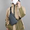 Men Bag Fashion New Solid Color Men Chest Bag Outdoor Casual Fashion One Shoulder Crossbody Bag USB Charging Shoulder Bags