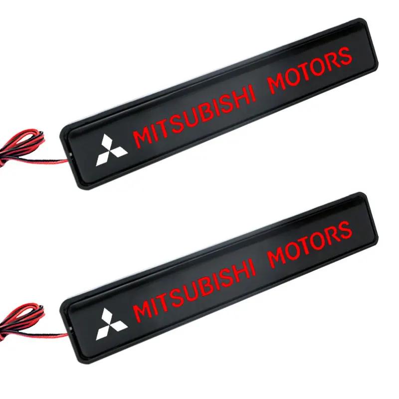 LED Front Hood Grille Emblem Badge Decorative Car Light logo For Mitsubishi outlander Triton L200 ASX Mirage Pajero Eclipse Colt