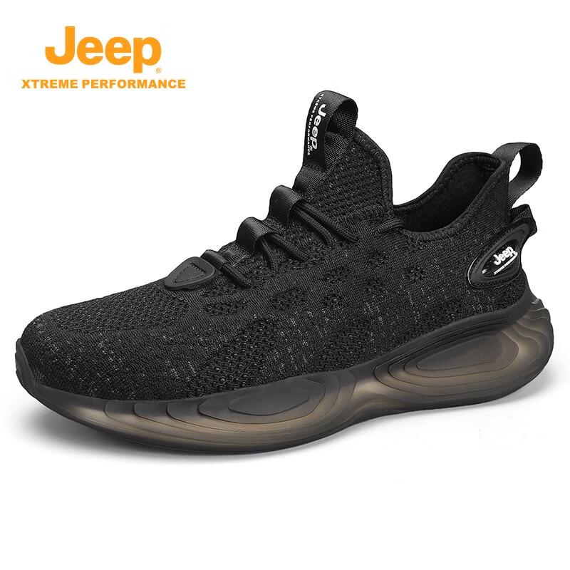 Jeep Men s 2026 Breathable Mesh Dad Sneakers чёрный