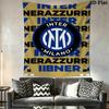 Inter Milan Logo Wallpaper Bedding 1 Duvet Cover 2 Pillowcase Without Core Christmas Birthday Gift Soft And Comfortable