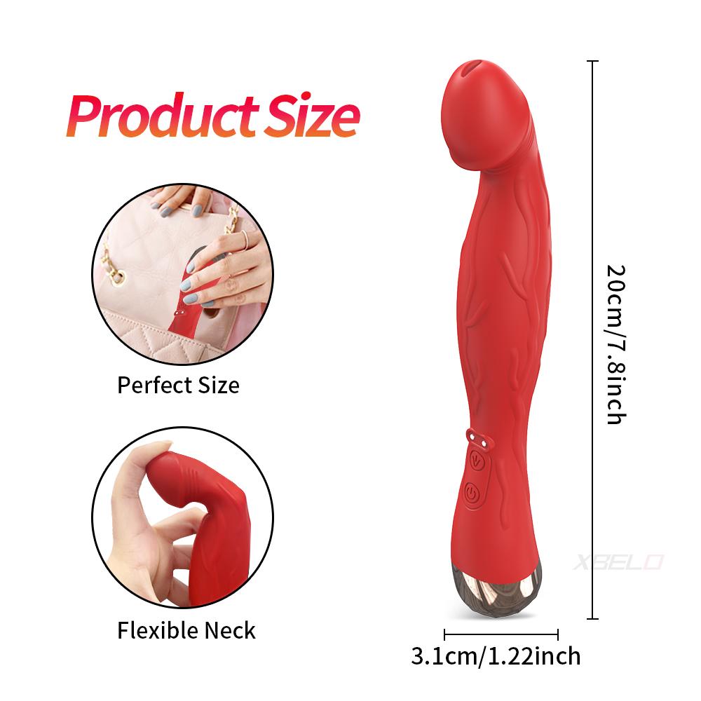 G Spot Vibrator Finger Vibrators Dildo Clitoris Stimulator Vagina Vibrat for Beginners Masturbator Massager Sex Toy for Women 18